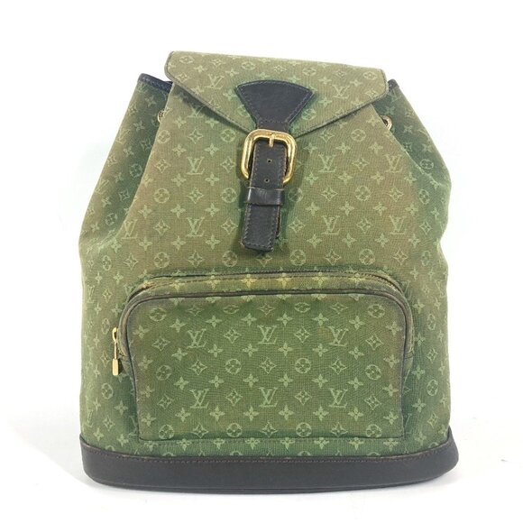 LOUIS VUITTON Authentic Brown Monogram Canvas Backpack main image 14
